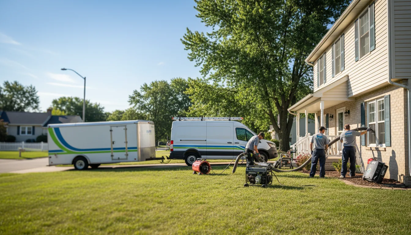 Flooded Basement Restoration And Cleanup With Repair in Reese, MI near me